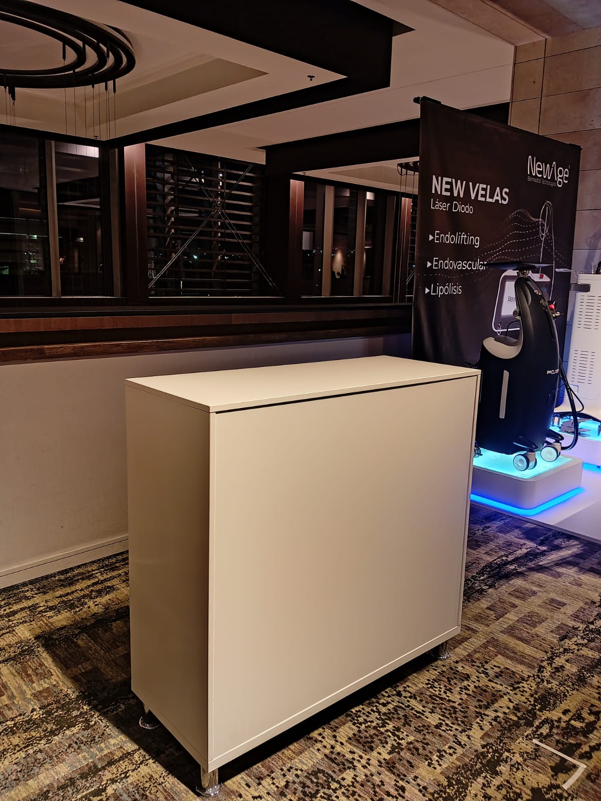 Counter de registro para evento corporativo o feria