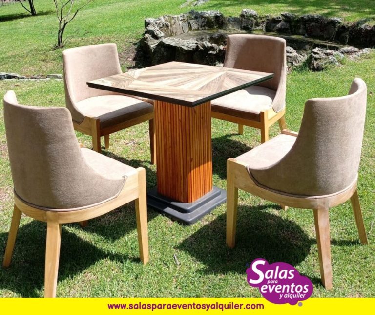 alquiler de mobiliario de colores para eventos