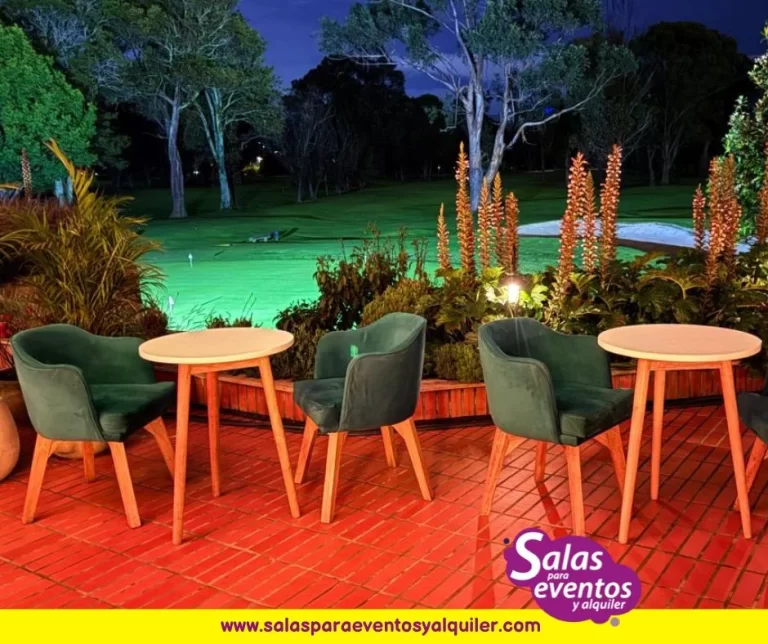 mesas y sillas para eventos corporativos bogota