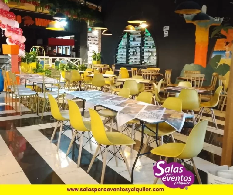 alquiler de sillas wood para eventos