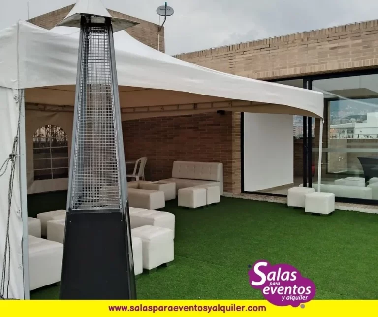 calefactores para eventos en exteriores
