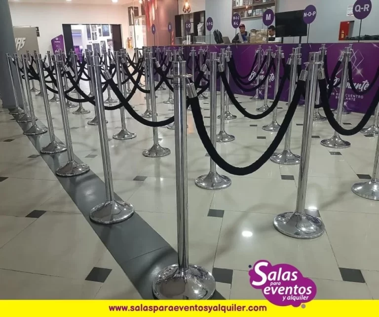 renta de separadores de fila bogota