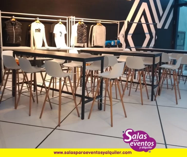 alquiler de sillas de coctel para eventos