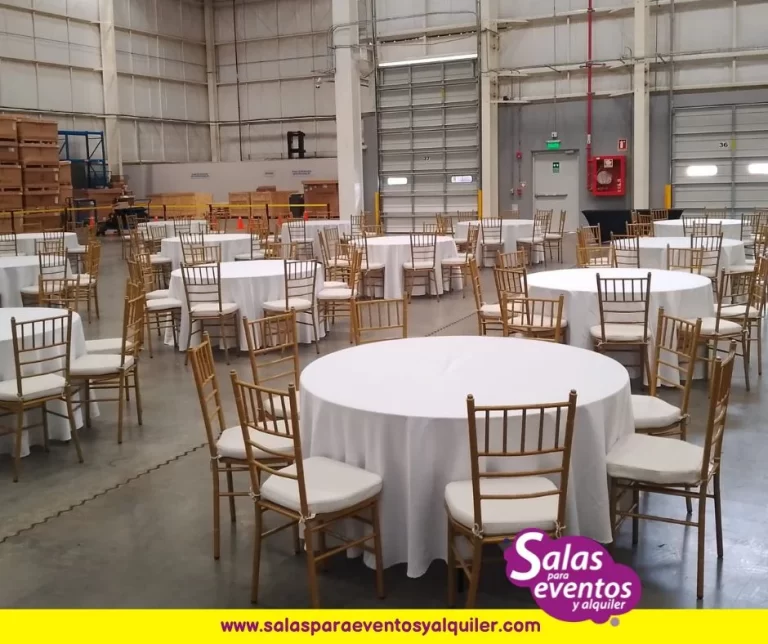 mesas redondas para eventos