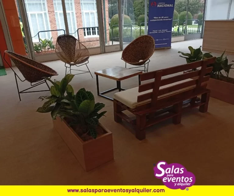 mobiliario rustico para eventos